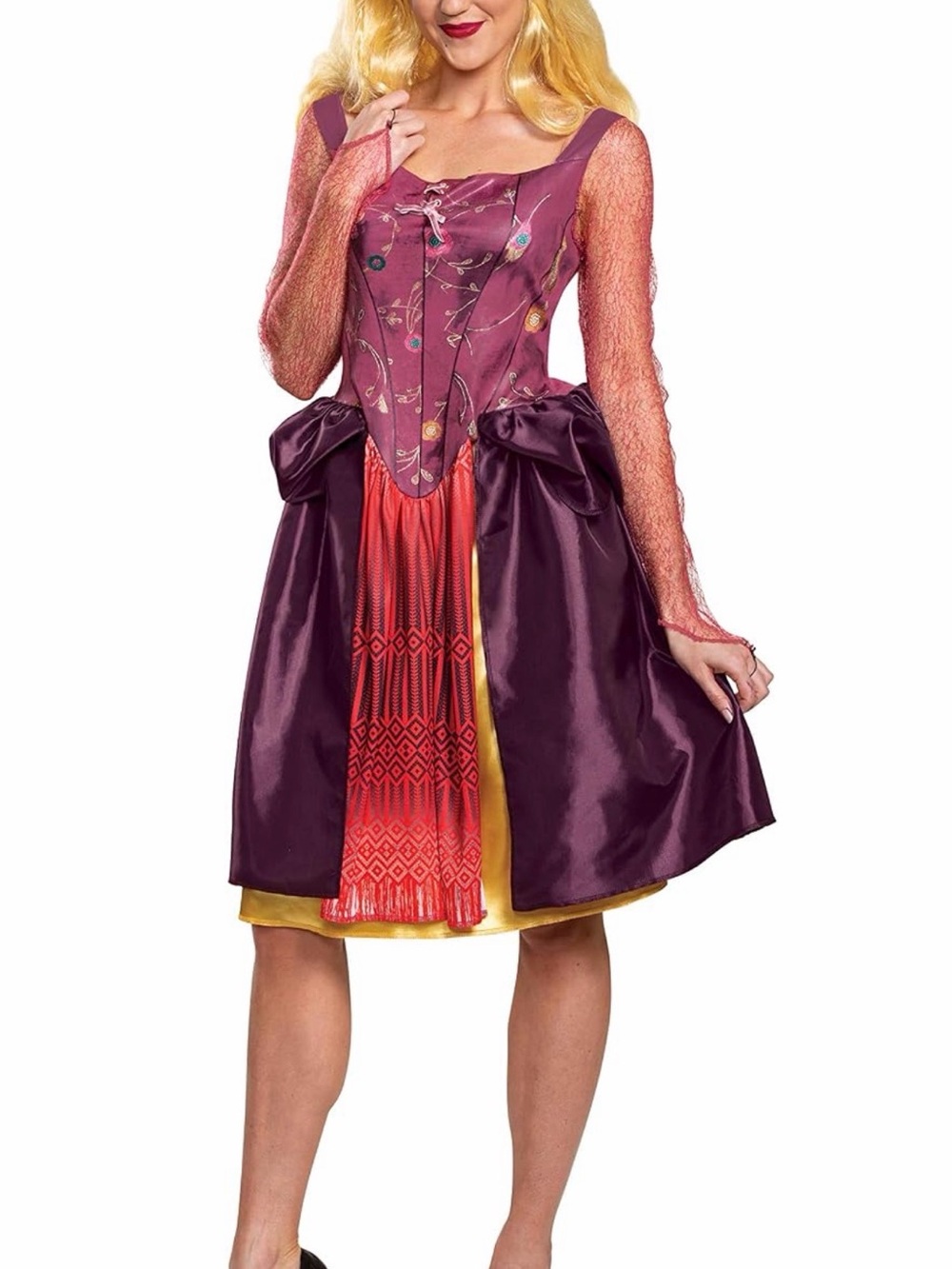 Disney Hocus Pocus Sarah classic adult costume size M (8-10)